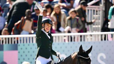 Paris 2024: Team Ireland dressage team tent in team event