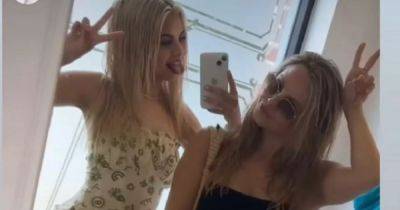 Coronation Street's Tina O'Brien's teenage daughter's her twin as they're seen after rare family snaps