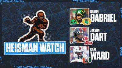 2024 Heisman Watch: Dillon Gabriel, Jaxson Dart, Cam Ward top the list