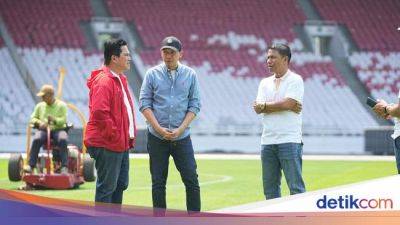 Jelang Indonesia Vs Australia: Erick Thohir Cek Kondisi GBK