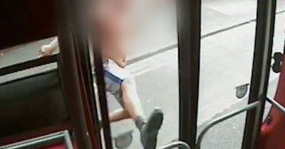 Bare-chested dad-of-tree 'behaved like a wild animal' as he attacked bus and launched bricks at police - manchestereveningnews.co.uk - county Newton