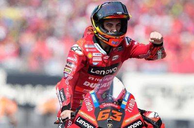 Marc Marquez - Repsol Honda - Francesco Bagnaia - Jorge Martín - Brad Binder - Pedro Acosta - Franco Morbidelli - Marco Bezzecchi - Bagnaia claims pole for San Marino MotoGP with lap record, SA's Binder in 6th - news24.com - San Marino - Spain - Italy