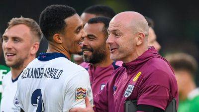 Lee Carsley sings praises of his England players, if not the anthem