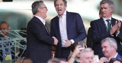 Harris and Starmer attend Ireland v England at Aviva Stadium