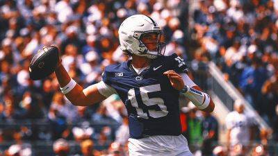 Drew Allar throws for 2 TDs, runs for another as No. 8 Penn State holds off Bowling Green 34-27