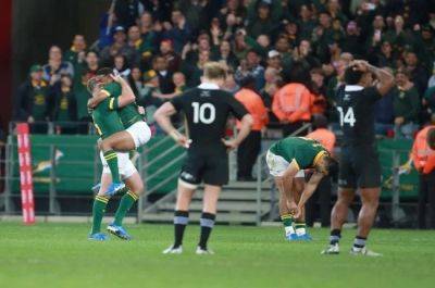 Springboks rally to beat All Blacks and win Freedom Cup in Cape Town thriller