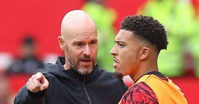 Jadon Sancho makes feelings clear on Jurgen Klopp after Erik ten Hag dig resurfaces