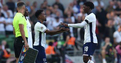 Jack Grealish - Gareth Southgate - Lee Carsley - Angel Gomes - Angel Gomes responds to Kobbie Mainoo statement with one-word message to Man United star - manchestereveningnews.co.uk - Ireland - county Rice