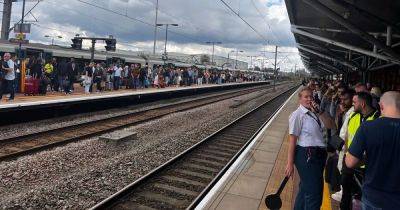 Milton Keynes - London Euston - LIVE: Train chaos as services halted and passengers from Manchester 'dumped' at station - updates - manchestereveningnews.co.uk - county Kings