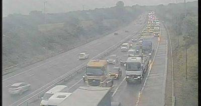LIVE motorway traffic updates with long queues on M6 and M60 after crashes