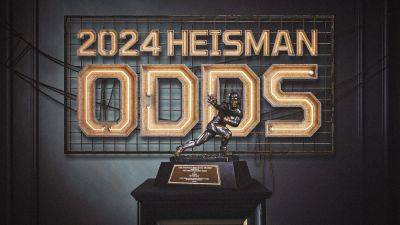 Dillon Gabriel - Quinn Ewers - Jalen Milroe - 2024 Heisman Trophy odds: Quinn Ewers surges to top as new favorite - foxnews.com - Georgia - county Miami - state Oregon - state Arizona - state Tennessee - county Boise - county Will - state Texas - state Missouri - state Kansas - state Alabama - state Michigan - county Howard - state Ohio - state Colorado - county Johnson - state Oklahoma - county Cook - county Ward