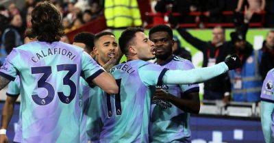 Bukayo Saka - Martin Odegaard - Gabriel Jesus - David Raya - Gabriel Martinelli - Bryan Mbeumo - Cole Palmer - Alexander Isak - Mikel Merino - Brentford - Riccardo Calafiori - Ethan Nwaneri - Mikkel Damsgaard - Arsenal produce fine response to come from behind and beat Brentford - breakingnews.ie