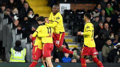 Marco Silva - Sheffield United - Timothy Castagne - Raul Jimenez - Rodrigo Muniz - Joachim Andersen - Rocco Vata - FA Cup wrap: Rocco Vata on target for Watford, Cardiff beat Blades to advance - rte.ie - Ireland