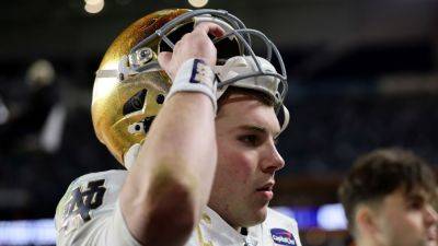 Marcus Freeman - Leonard clears concussion protocol, returns for Irish in CFP - ESPN - espn.com - county Miami - Ireland - Jordan - state New Jersey - county Garden