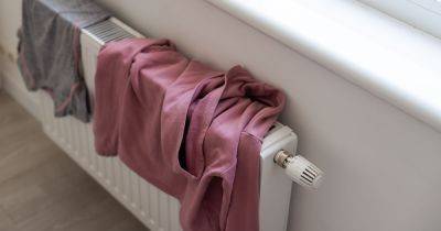 Expert's warning to anyone drying their clothes on radiators during cold snap