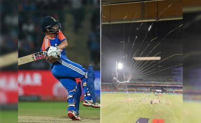 Rinku Singh Effect Still In South Africa, As The Glass Broken By His Six Remains Unrepaired