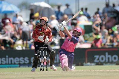 Zak Crawley - Aiden Markram - Marco Jansen - Tristan Stubbs - Mujeeb Ur - Youngster Pretorius announces himself on T20 stage with brutal 97 as Royals down Sunrisers - news24.com