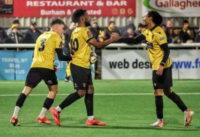 Maidstone United 4 Enfield Town 0 match report: Substitute Shaq Coulthirst scores 13-minute hat-trick as Stones go second in National League South