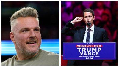 Tom Brady - Donald Trump - Kamala Harris - Pat Macafee - Pat McAfee And Anti-Woke Comedian Tony Hinchcliffe Share Laughs Together During Cotton Bowl - foxnews.com - state Texas - Puerto Rico - state Ohio
