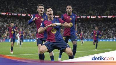 Robert Lewandowski - Wojciech Szczesny - Alejandro Balde - Hansi Flick - Penampilan Solid Jadi Kunci Kemenangan Barcelona - sport.detik.com