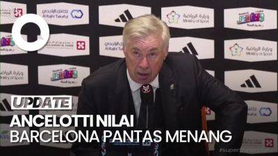 Carlo Ancelotti - Kylian Mbappe - Video: Madrid Dilumat Barcelona, Ancelotti: Hanya Mbappe yang Bagus - sport.detik.com