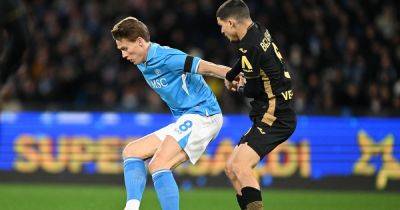 Antonio Conte - Scott Mactominay - Frank Zambo Anguissa - Khvicha Kvaratskhelia - Scott McTominay earns Antonio Conte praise as Napoli star singled out for tactic-changing impact - dailyrecord.co.uk - Italy - Scotland - Georgia