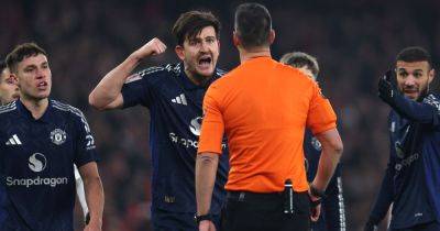 Harry Maguire sends six-word Manchester United message after Arsenal controversy
