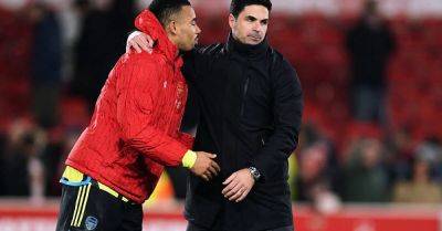 Mikel Arteta ‘very worried’ as Arsenal boss awaits news on Gabriel Jesus injury