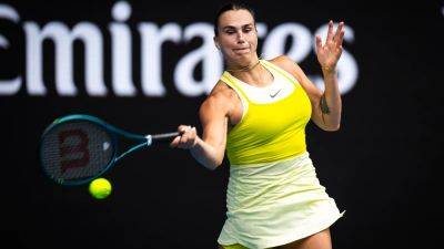 Naomi Osaka - Belinda Bencic - Aryna Sabalenka - Clara Tauson - Karolina Muchova - Caroline Garcia - Tatjana Maria - Laura Siegemund - Zheng Qinwen - Aryna Sabalenka survives early test at Australian Open - rte.ie - Germany - Denmark - Spain - Switzerland - Australia - China - Belarus - county Park