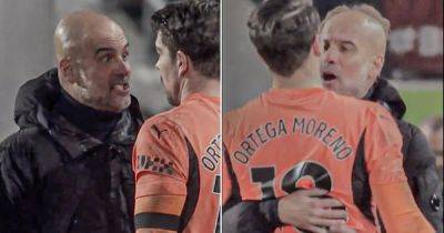 Pep Guardiola reveals surprising message to Man City keeper Stefan Ortega in heated exchange