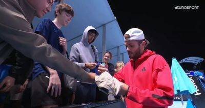 Andy Murray - Nick Kyrgios - Alexander Zverev - Jacob Fearnley gives 5 word answer to fan who called him 'the next Andy Murray' at Australian Open - dailyrecord.co.uk - Germany - Scotland - Australia - county Park