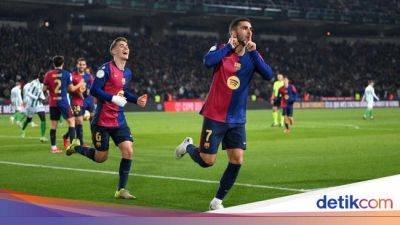 Ferran Torres - Dani Olmo - Real Betis - Jules Kounde - Vitor Roque - Barcelona Vs Real Betis: Menang 5-1, Blaugrana ke 8 Besar Copa del Rey - sport.detik.com