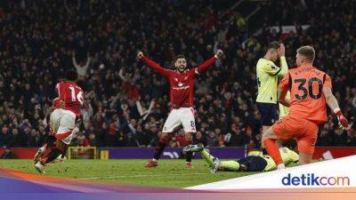Aaron Ramsdale - Matthijs De-Ligt - Manuel Ugarte - Amad Diallo - Tyler Dibling - Southampton - Liga Inggris - Rasmus Hojlund - MU Vs Southampton: Amad Diallo Hat-trick, Setan Merah Menang 3-1 - sport.detik.com