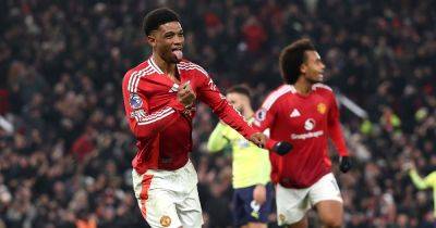 Manchester United player ratings vs Southampton as Amad very good but one 3/10 in comeback win