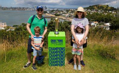 ICC Men's Champions Trophy 2025 Trophy Tour Captivates Cricket Fans In New Zealand