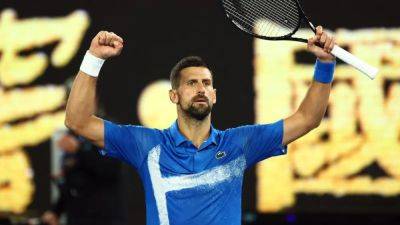 Vintage Djokovic mangles Machac to reach Melbourne fourth round