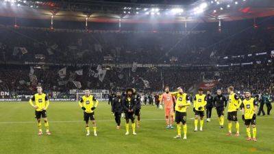 Pascal Gross - Omar Marmoush - Hugo Ekitike - Ansgar Knauff - Nuri Sahin - Dortmund crisis deepens after 2-0 loss to Frankfurt for third straight defeat - channelnewsasia.com - Germany - Egypt