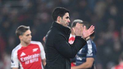 Mikel Arteta laments injuries impact as Arsenal title bid falters further