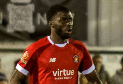 Defender Mustapha Olagunju praised as Ebbsfleet United manager Josh Wright reacts to 2-0 home defeat to Dagenham & Redbridge in the National League