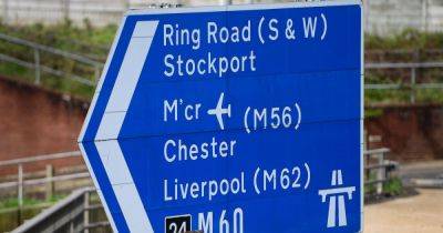 Traffic STOPPED on M60 and queues build on M61 following crashes - manchestereveningnews.co.uk - county Island - county Denton
