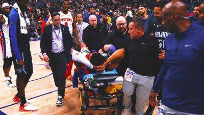Orlando Magic - Jaden Ivey - Pistons guard Jaden Ivey stretchered off with severe leg injury against Magic - foxnews.com