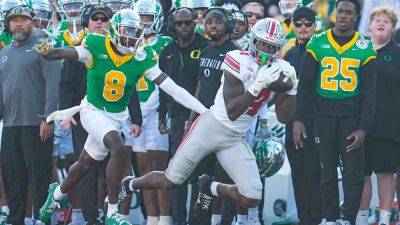 Rose Bowl - Emeka Egbuka - Will Howard - Ohio State stomps Oregon in Rose Bowl beatdown to advance to CFP semifinal - foxnews.com - Usa - state Oregon - state Arizona - state Tennessee - state Texas - state Michigan - state Ohio