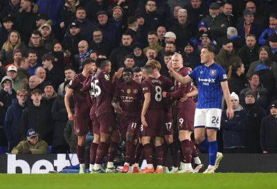 Mateo Kovacic - Phil Foden - James Macatee - Jeremy Doku - Man City move to 4th after Ipswich 6-0 trashing - guardian.ng - Britain - Norway - county Suffolk