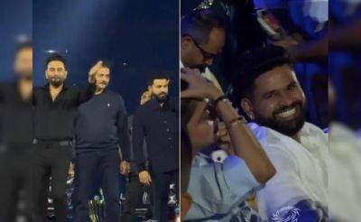 Watch: Rohit Sharma Calls Shreyas Iyer To Dance On Stage, Here's How The Batter Reacts