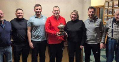 Duncan Gracie's rink won the final of the the W A Smith Trophy at Lockerbie Ice Rink