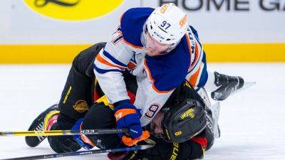 Connor Macdavid - Vancouver Canucks - Evan Bouchard - Edmonton Oilers - Conor Garland - NHL suspends Oilers' Connor McDavid 3 games for cross-checking opponent in the head - foxnews.com