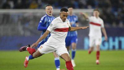 Paris St Germain - Toby Davis - Deniz Undav - Stuttgart stay in playoff hunt with 3-1 win in Bratislava - channelnewsasia.com - Germany
