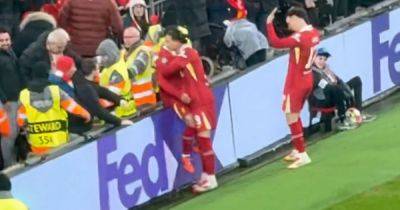 Eagle-eyed Liverpool fans spot Curtis Jones APOLOGISING to Mo Salah after Eden Hazard controversy