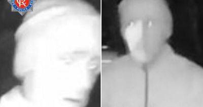 CCTV appeal after man 'pours petrol on front door and spray paints slur on window' - manchestereveningnews.co.uk