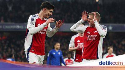 Martin Odegaard - Kai Havertz - David Raya - Gabriel Martinelli - Dinamo Zagreb - Gabriel Magalhaes - Jakub Kiwior - Arsenal Vs Dinamo Zagreb: Meriam London Menang Telak 3-0 - sport.detik.com - county Martin